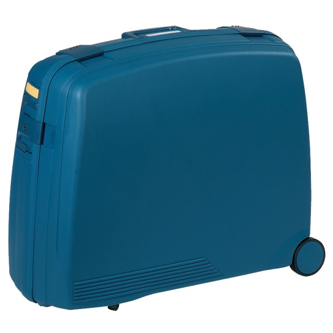 Borse da viaggio personalizzate con logo - Valigia in pp rigido colore verde