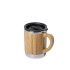 Tazza personalizzabile Vanatin 300ml doppia parete bambù e acciaio inox