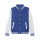 Felpa varsity personalizzabile Just Hoods by AWDis maniche contrasto
