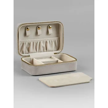 Velvet Travel Jewellery Box