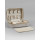 Velvet Travel Jewellery Box personalizzabile Bag Base in velluto ecologico