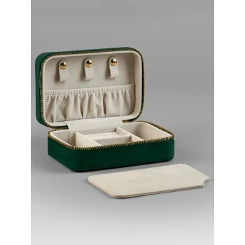 Velvet Travel Jewellery Box