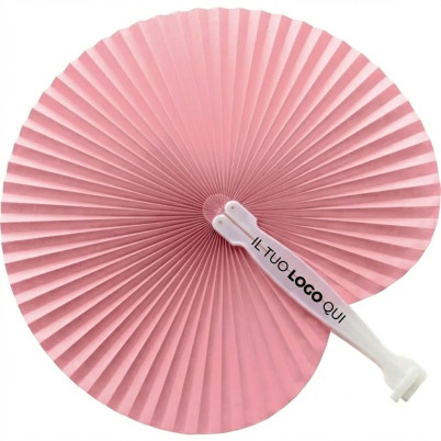 Ventaglio pieghevole personalizzabile Impression con struttura in ABS e carta