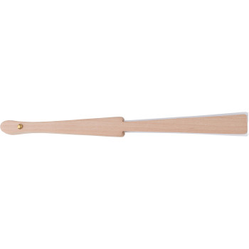 ventaglio personalizzato con logo - Ventaglio Rosanne | Tessuto riciclato | Manico in legno