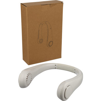 Gadget tecnologici personalizzati - Ventilatore da collo in ABS con batteria ricaricabile Fresh