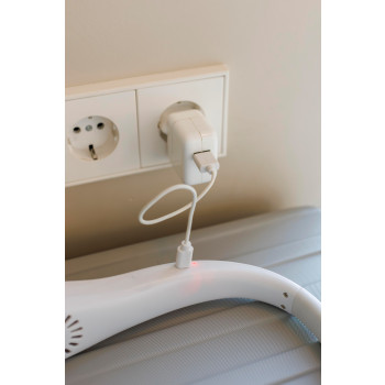 Gadget tecnologici personalizzati - Ventilatore da collo in ABS con batteria ricaricabile Fresh