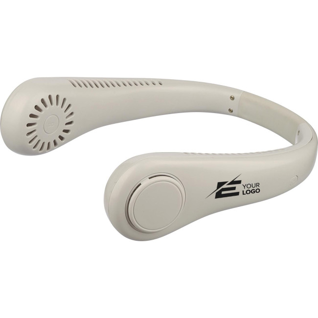 Gadget tecnologici personalizzati - Ventilatore da collo in ABS con batteria ricaricabile Fresh