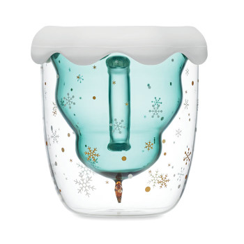 Tazze di Natale personalizzate - VERDE - Tazza in borosilicato