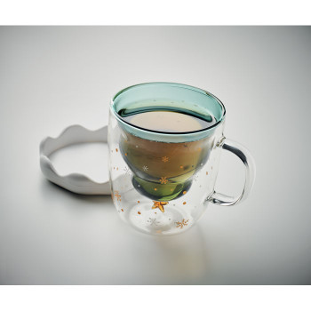 Tazze di Natale personalizzate - VERDE - Tazza in borosilicato