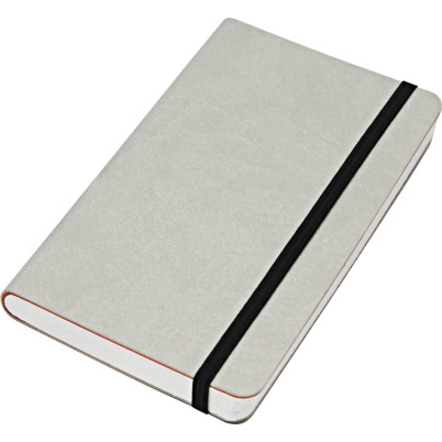 VERTICAL blocco 224 pg. con rigaggio, in vivella bicolore, con elastico verticale. Astuccio di confezione.