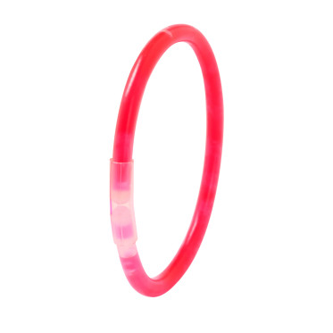 Braccialetti fluorescenti personalizzabili con luce neon e ganci modulari