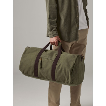 Borse da viaggio personalizzate con logo - Vintage Canvas Holdall