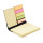 Set stick memo personalizzabile con copertina in bamboo e segnapagina