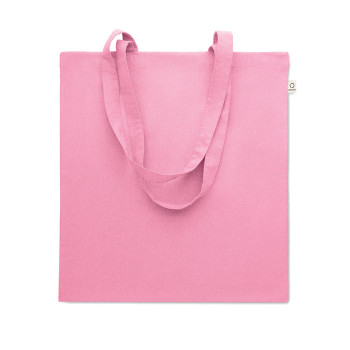 Shopper in cotone personalizzata con logo - VIVEKA COLOUR - Shopper in cotone riciclato
