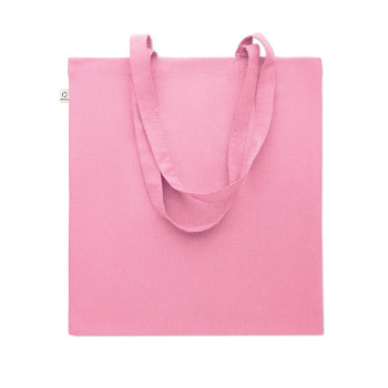 Shopper in cotone personalizzata con logo - VIVEKA COLOUR - Shopper in cotone riciclato
