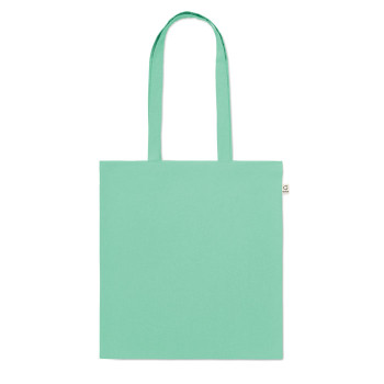 Shopper in cotone personalizzata con logo - VIVEKA COLOUR - Shopper in cotone riciclato