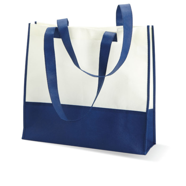 Shopper in TNT personalizzata con logo - VIVI - Borsa con doppio manico