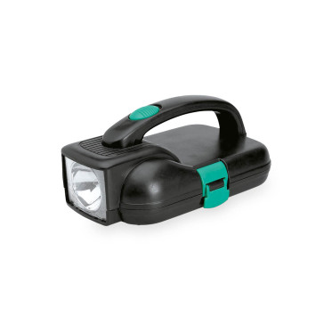 Set attrezzi multifunzione personalizzabile 24 pezzi con torcia LED integrata