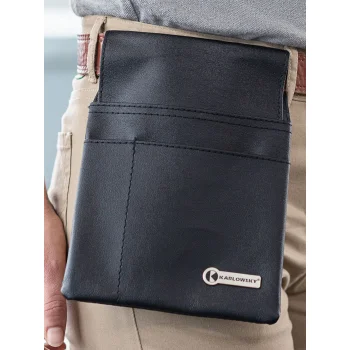 Waiter's Holster with belt pull-through