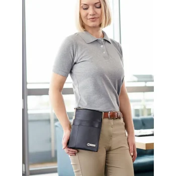 Waiter's Holster with belt pull-through