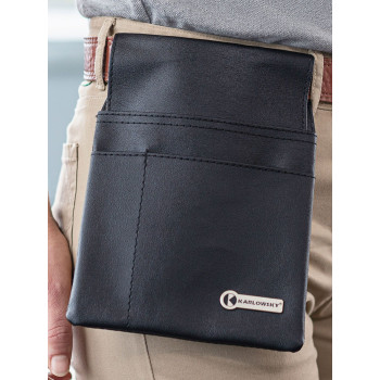 Waiter's Holster with belt pull-through