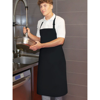Water-Repellent Bib Apron Basic with Buckle