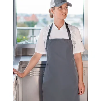 Water-Repellent Bib Apron Basic with Buckle