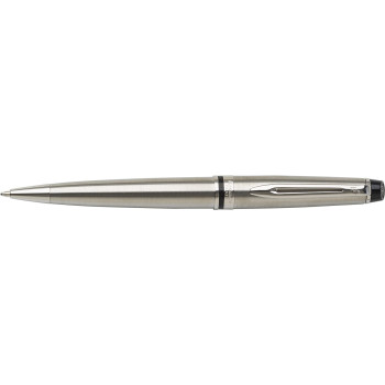 Penna in metallo personalizzata con logo - Waterman, penna a sfera Expert in acciaio inox