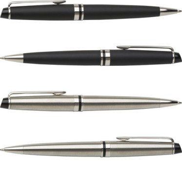 Penna in metallo personalizzata con logo - Waterman, penna a sfera Expert