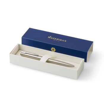 Penna di lusso elegante di qualità personalizzata con logo - Waterman, penna a sfera Graduate in ottone e cromo