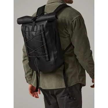 Zaino impermeabile personalizzato Quadra con chiusura roll-top e 18 litri