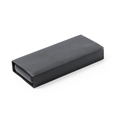 Set penne a sfera e roller personalizzabili nero/cromo metallo