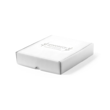 Scatola personalizzabile Wingard in cartone ondulato riciclato bianca