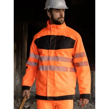 Winterparka personalizzato Korntex alta visibilità impermeabile classe 3