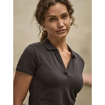 Women Luxury Stretch V Polo