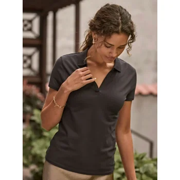 Women Luxury Stretch V Polo