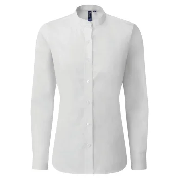 Women's Banded Collar 'Grandad' Shirt