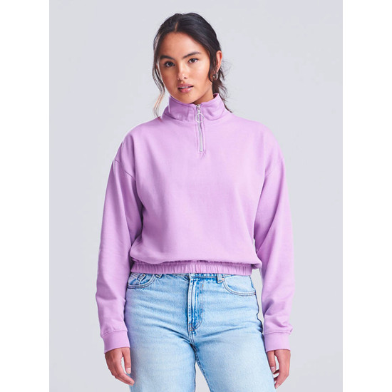 Women's Cropped ½ Zip Sweat