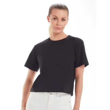 T-shirt cropped personalizzabile Mantis 100% cotone organico