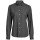 Camicia personalizzabile in denim donna con collo ampio e orlo curvo