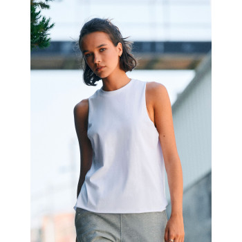 Women's High Neck Slash Armhole Vest