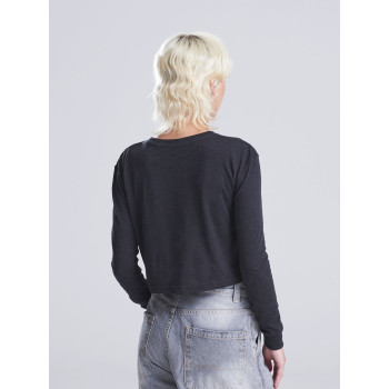 Women's Long Sleeved Cropped T