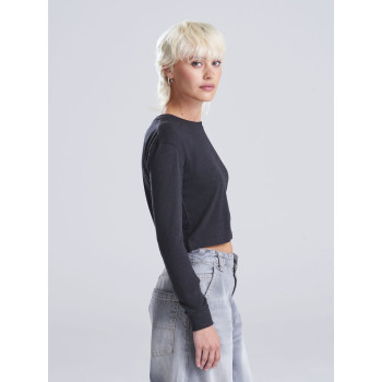 Women's Long Sleeved Cropped T