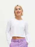 Women's Long Sleeved Cropped T