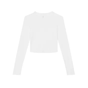 Women’s Micro Rib Long Sleeve Baby Tee