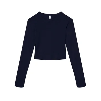 Women’s Micro Rib Long Sleeve Baby Tee
