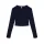 Women’s Micro Rib Long Sleeve Baby Tee personalizzabile in cotone