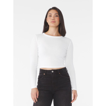 Women’s Micro Rib Long Sleeve Baby Tee