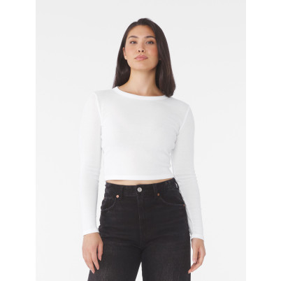 Women’s Micro Rib Long Sleeve Baby Tee