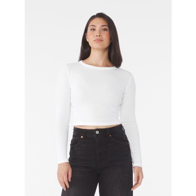 Women’s Micro Rib Long Sleeve Baby Tee